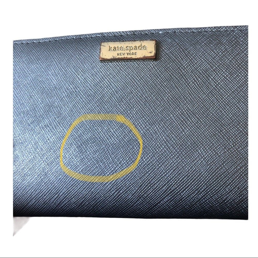 Kate Spade Silver Wallet - Picture 3 of 8
